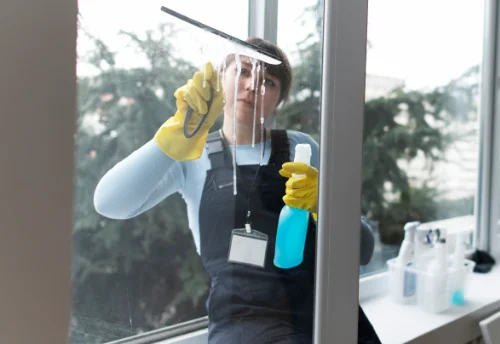 Nettoyage de vitres intérieures et extérieures à Aubarède
